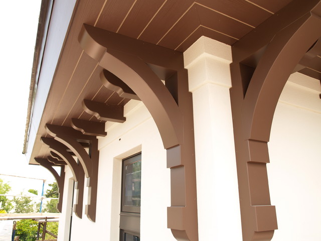 Large Builder Brackets American Traditional Exterior Miami