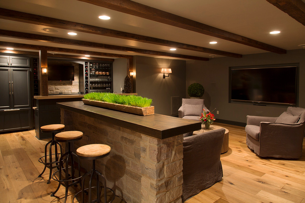 Basement - contemporary basement idea