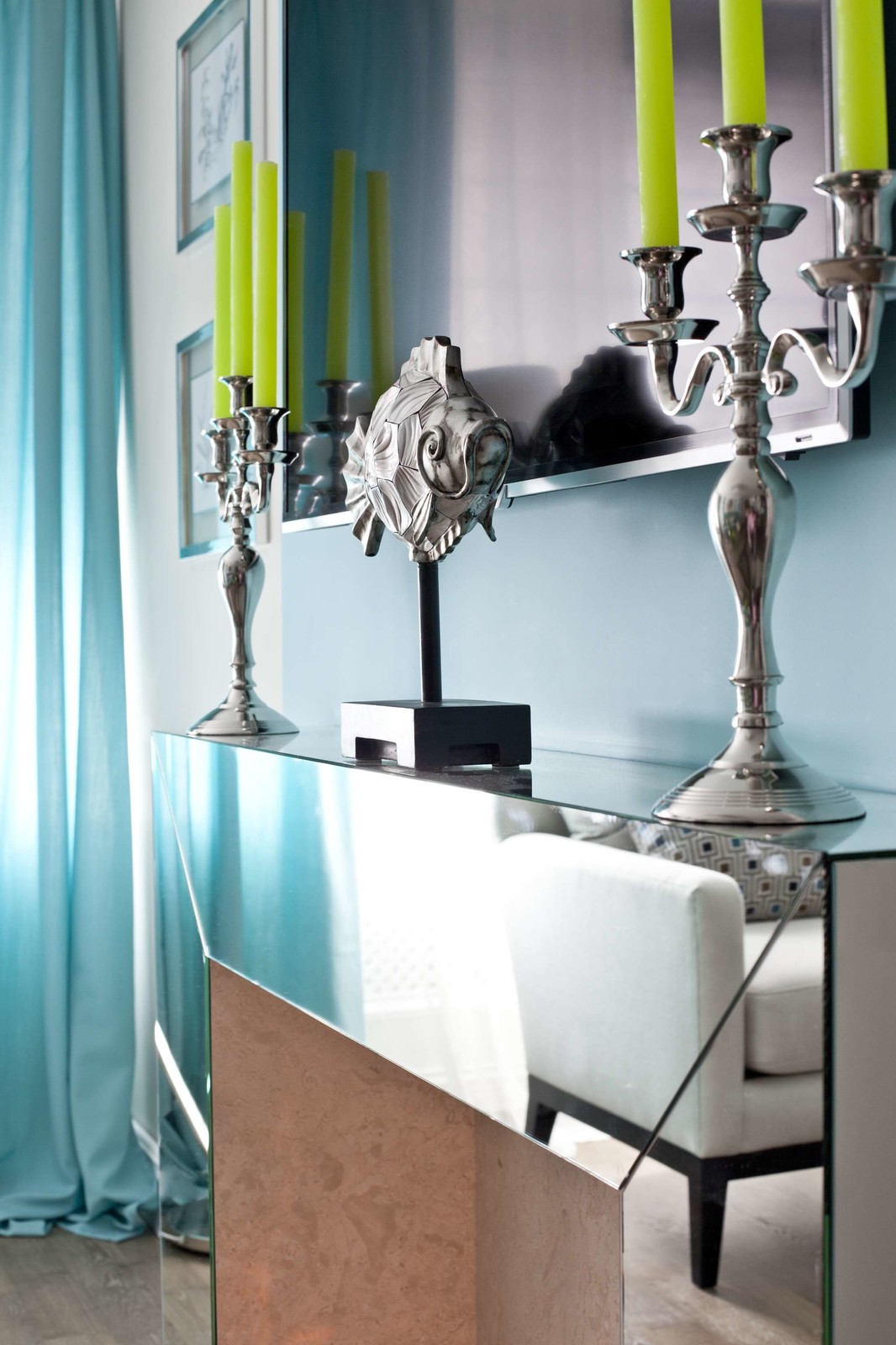 Бирюзовая гостиная