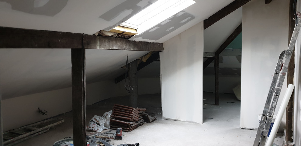 Isolation de comble dans une maison