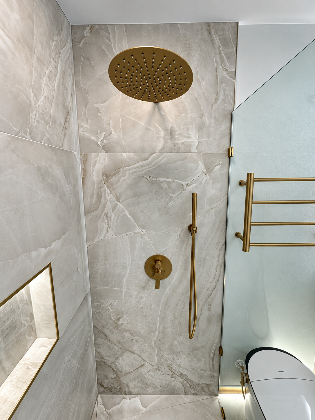 Guest Contemporary Modern Bathroom Remodeling in Cypress, TX