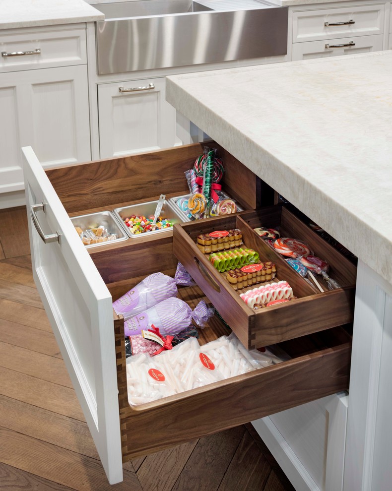Inspiration for a transitional home design remodel in Denver