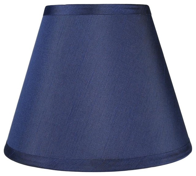 Hardback Faux Silk Coolie Lamp Shade, 5x9x7", Cream, Single Transitional Lamp Shades by