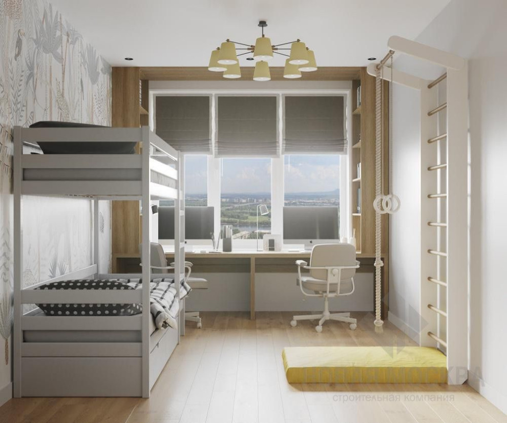 Дизайн-проект двухкомнатной квартиры 64 кв.м в ЖК «Скандинавия»