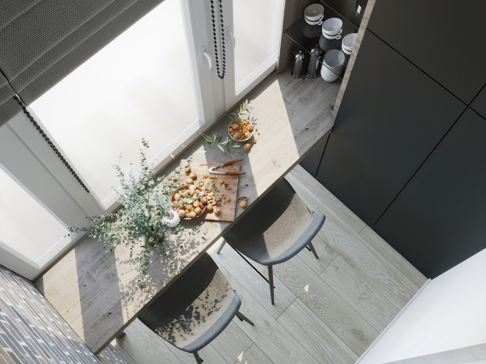 Квартира в современном стиле с элементами лофта