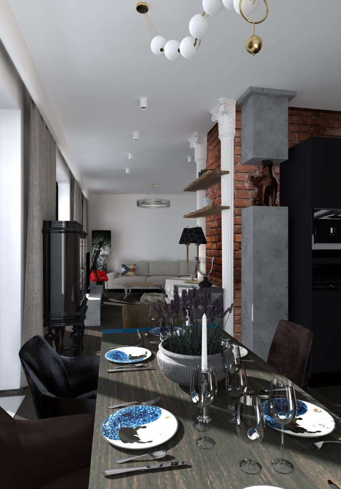 Студия 70м2 LOFT IN JAZZ в ЖК JAZZ Квартал