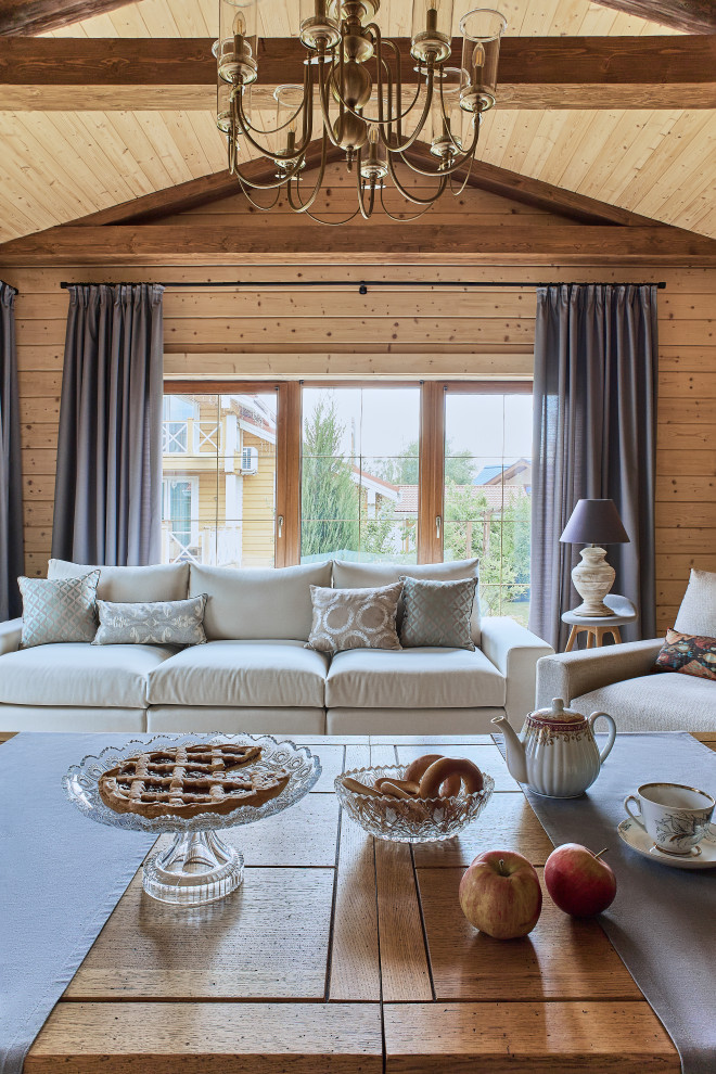 Загородный гостевой дом из бруса