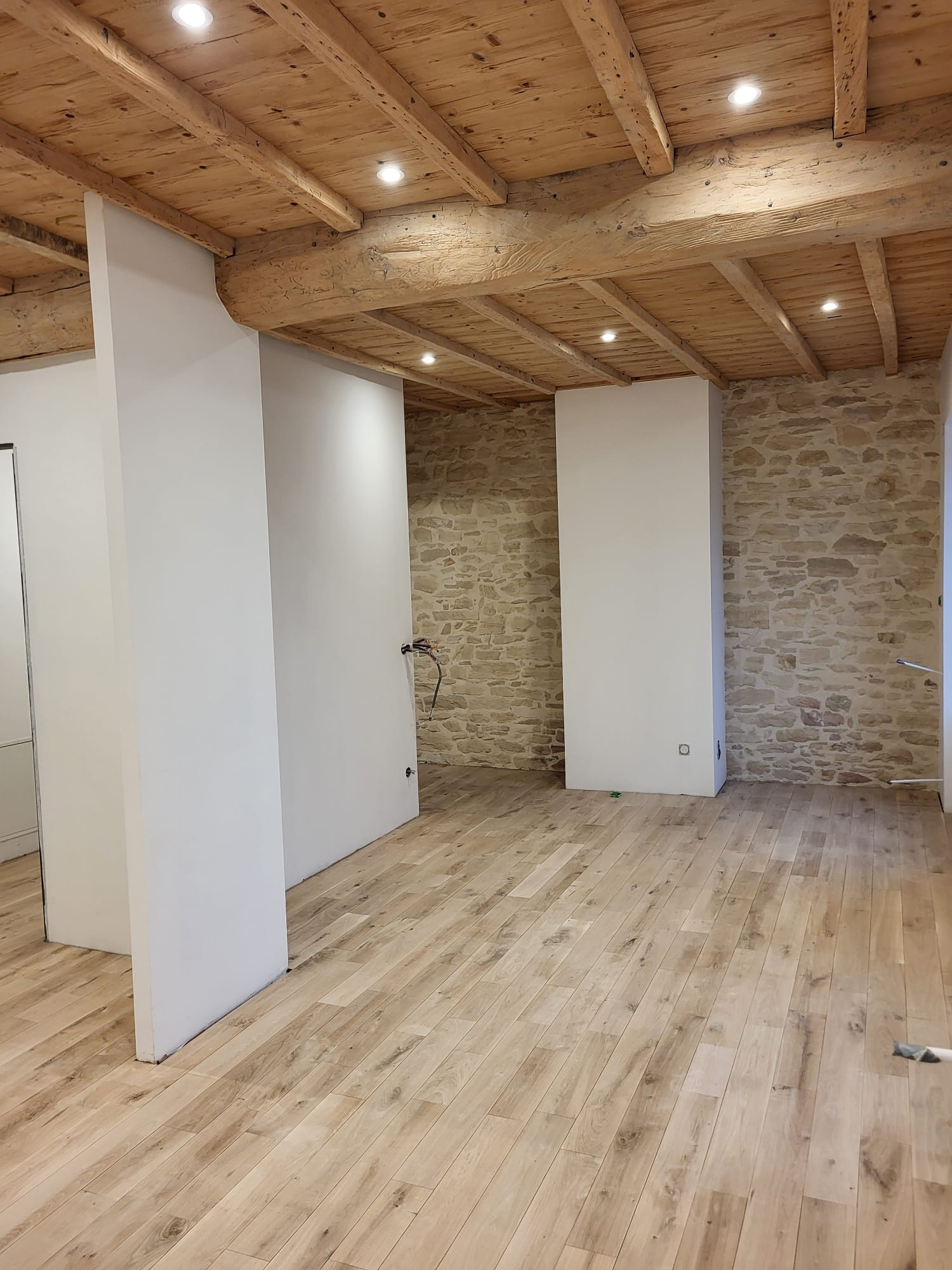 Rénovation complète dans l'ancien et extension (projet en cours de réalisation)