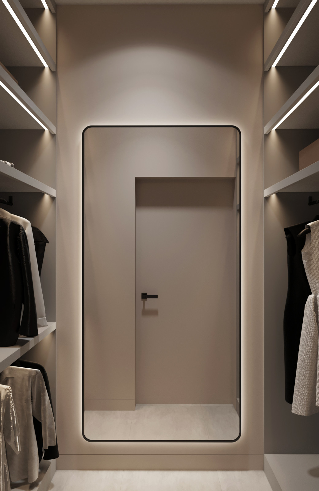 Дом в Репинских усадьбах. Гардеробная