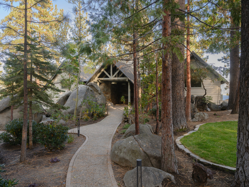 Photo of a rustic landscaping in Other.