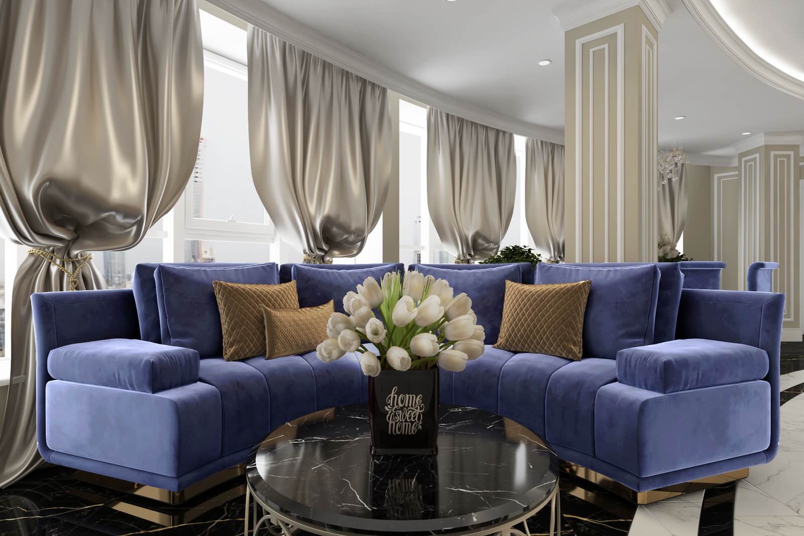 Дизайн-интерьера квартиры ЖК Антарес