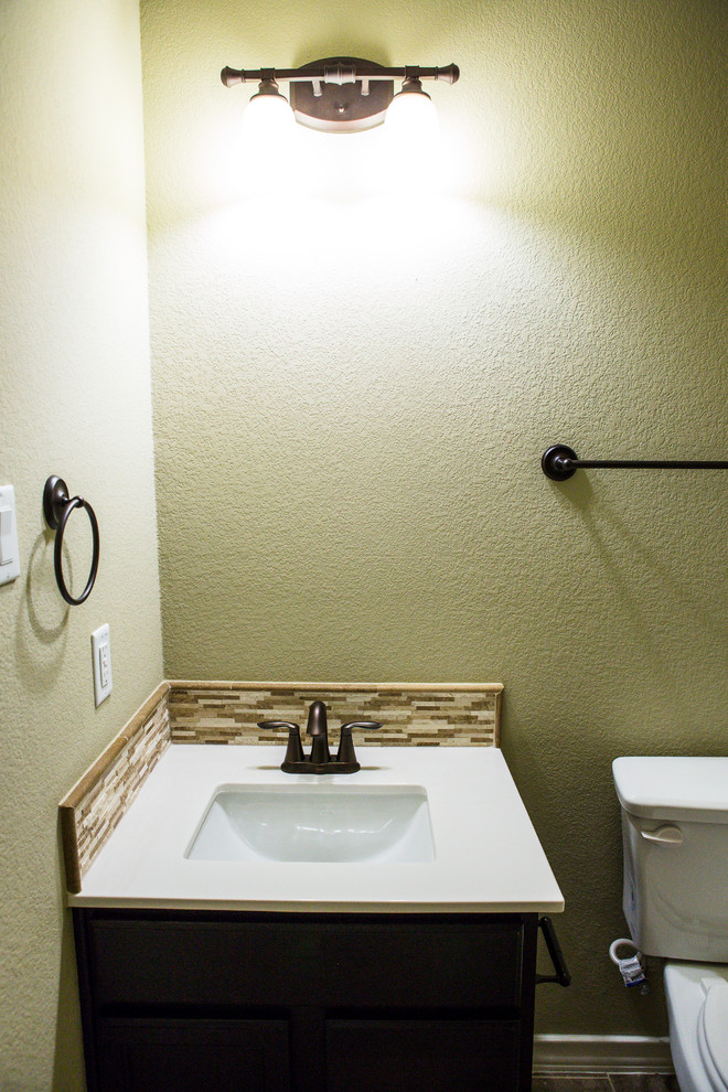 Inspiration for a transitional bathroom remodel in Austin