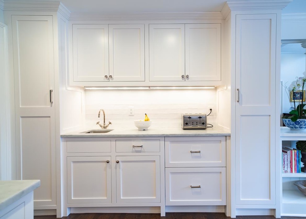 Kitchen - transitional kitchen idea in New York