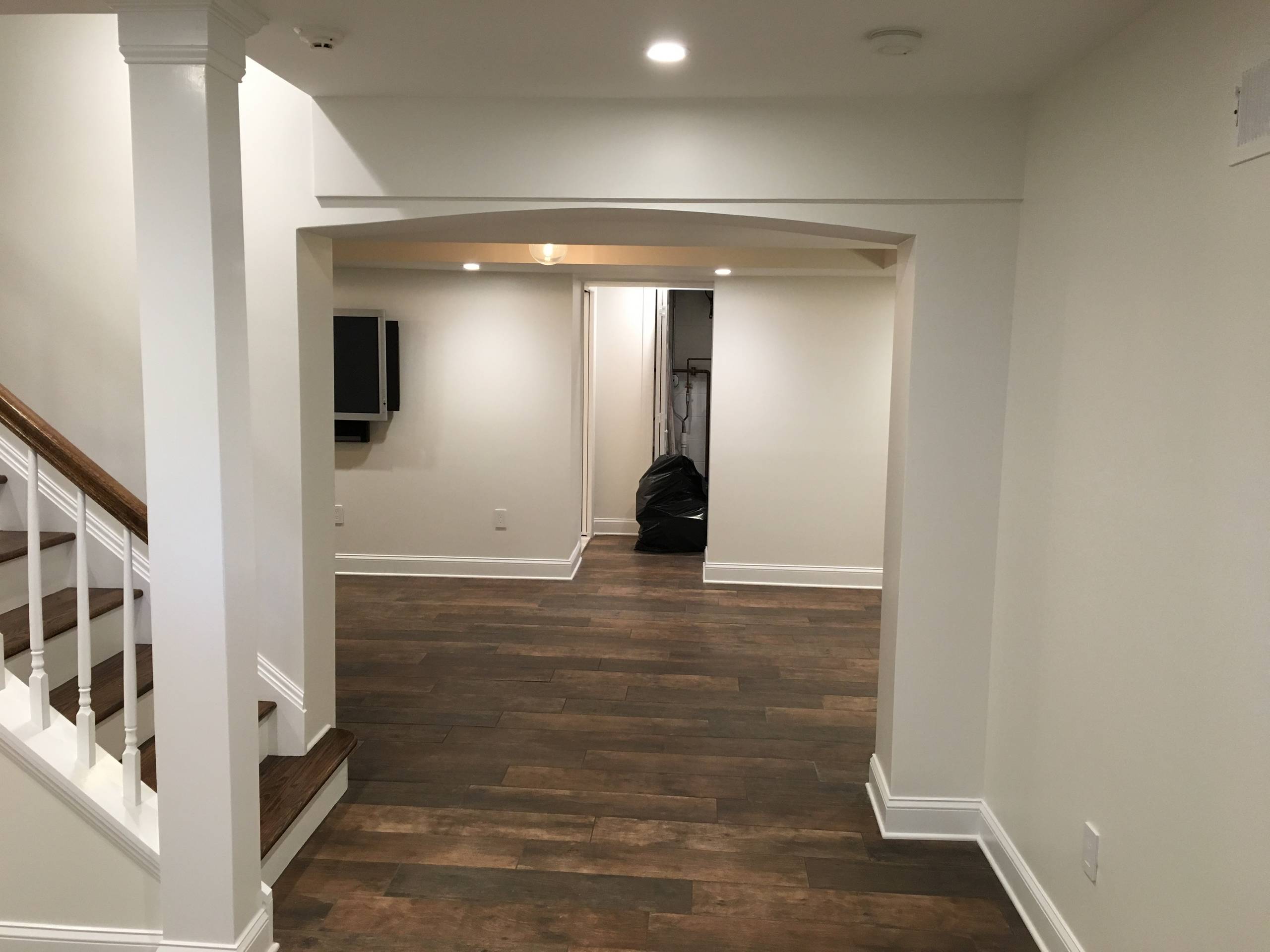 Chester township basement renovation
