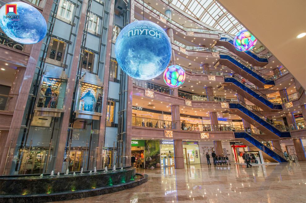 Концепция интерьеров ТРЦ "РИО" на Ленинском проспекте