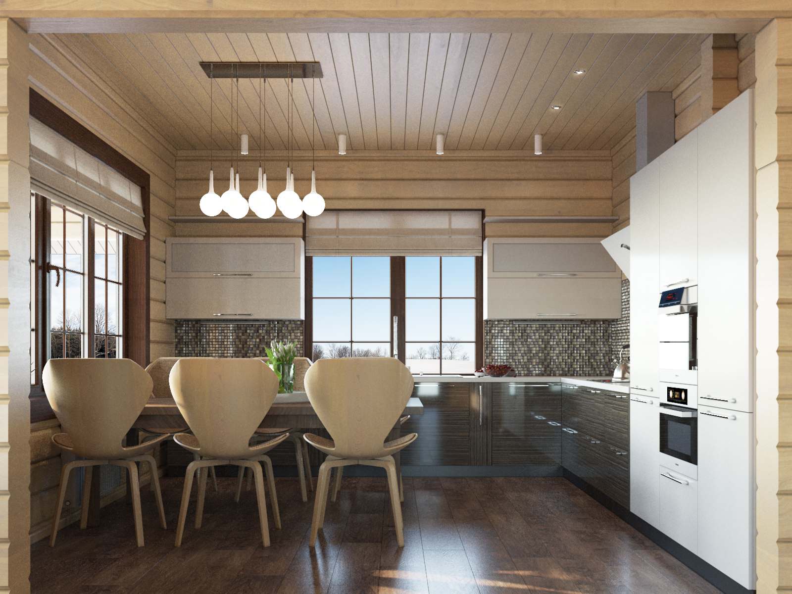 Проект "Современный деревянный дом"