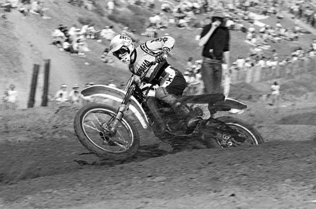 Bob Hannah Vintage Motocross Poster Art Print