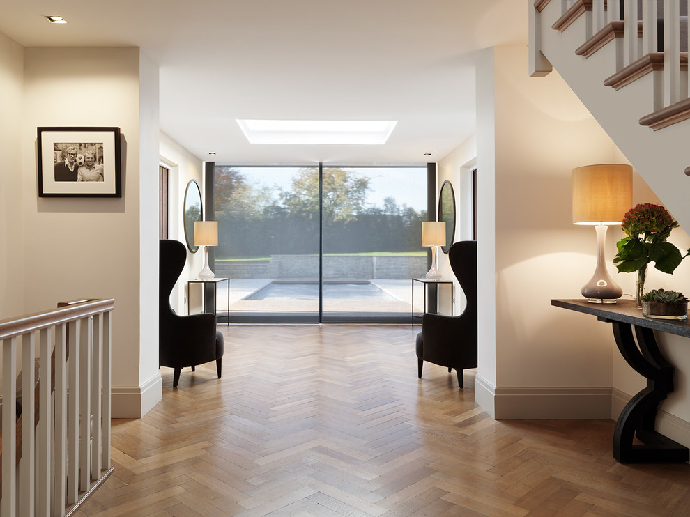 This is an example of a transitional hallway in Kent.