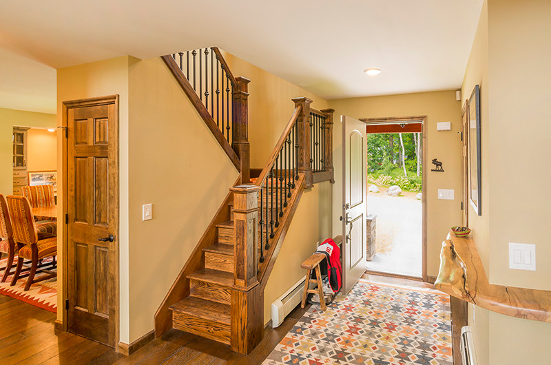 Entryway - rustic entryway idea in Baltimore