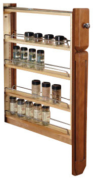 Rev-A-Shelf 432-BFBBSC-6C 6" Wood Base Cabinet Pullout Filler Organizer