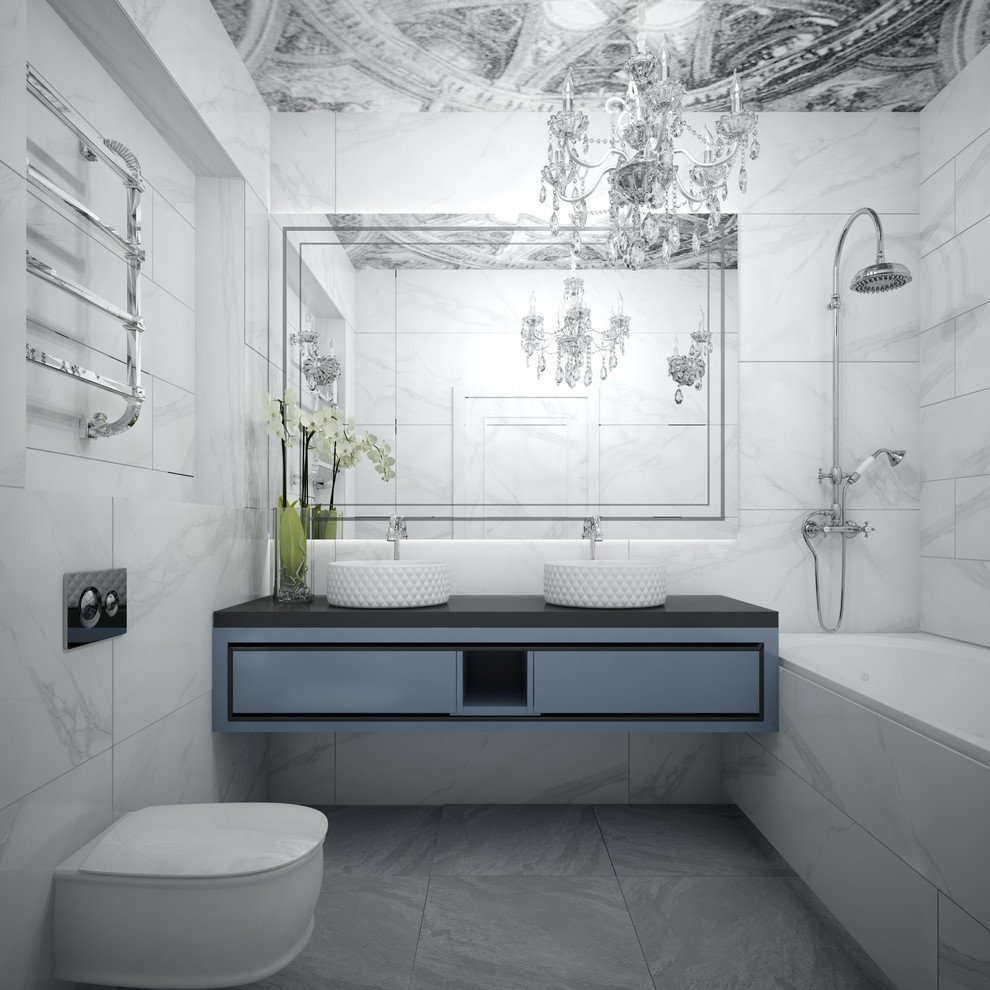 Трехкомнатная квартира в неоклассическом стиле