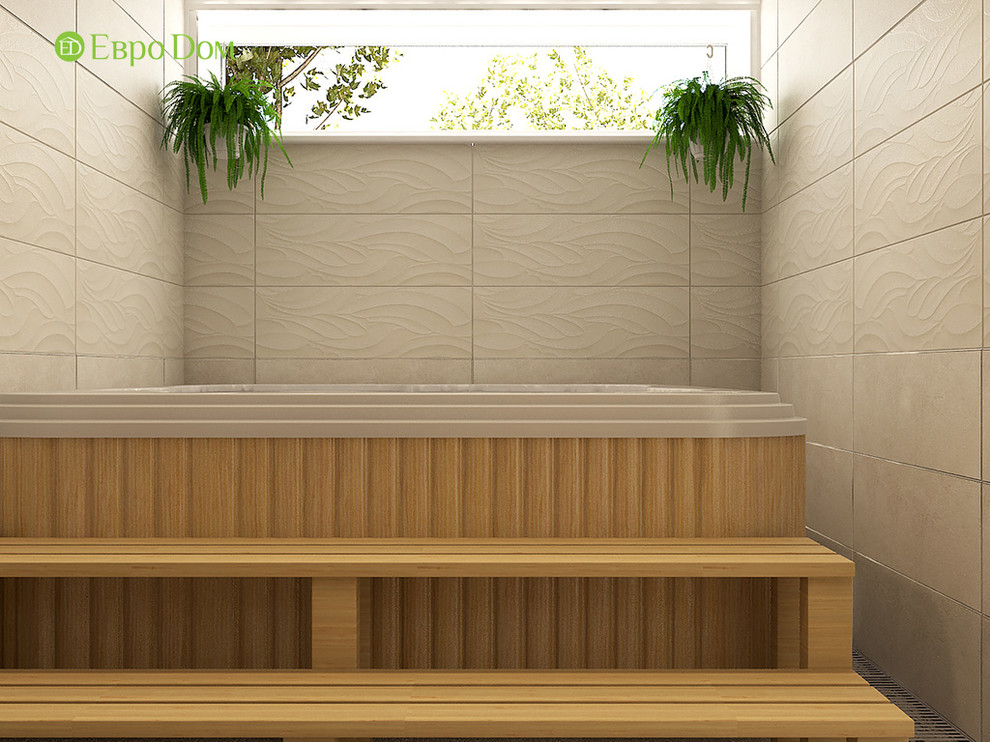 Дизайн интерьера коттеджа 490 кв. м в современном стиле