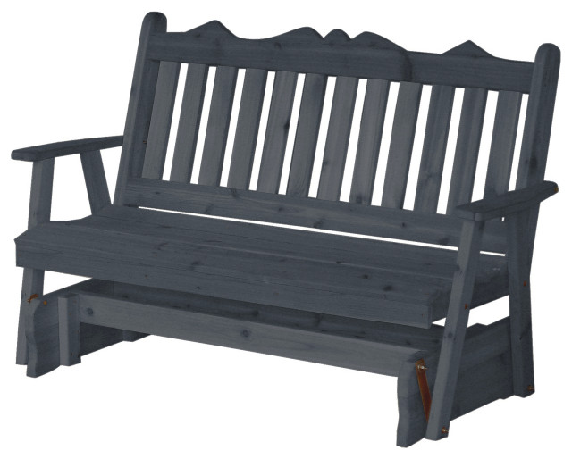 Cedar Royal English Glider, 6 Foot Transitional Outdoor Gliders