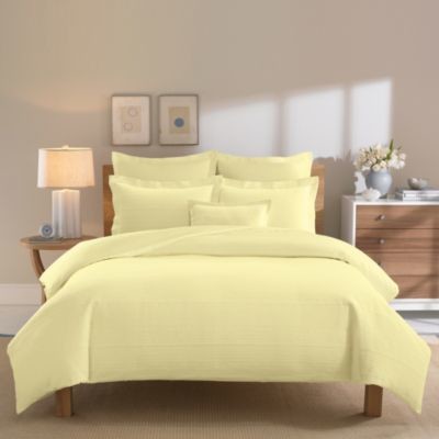Real Simple Linear Yellow Duvet Cover