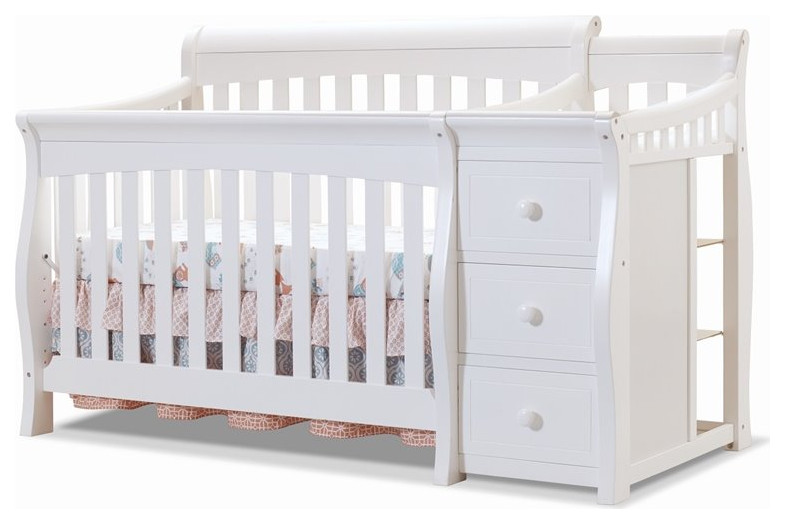 Sorelle Princeton Elite Crib and Changer in White