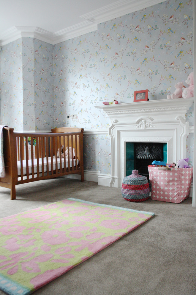 Design ideas for a transitional kids' room in London.