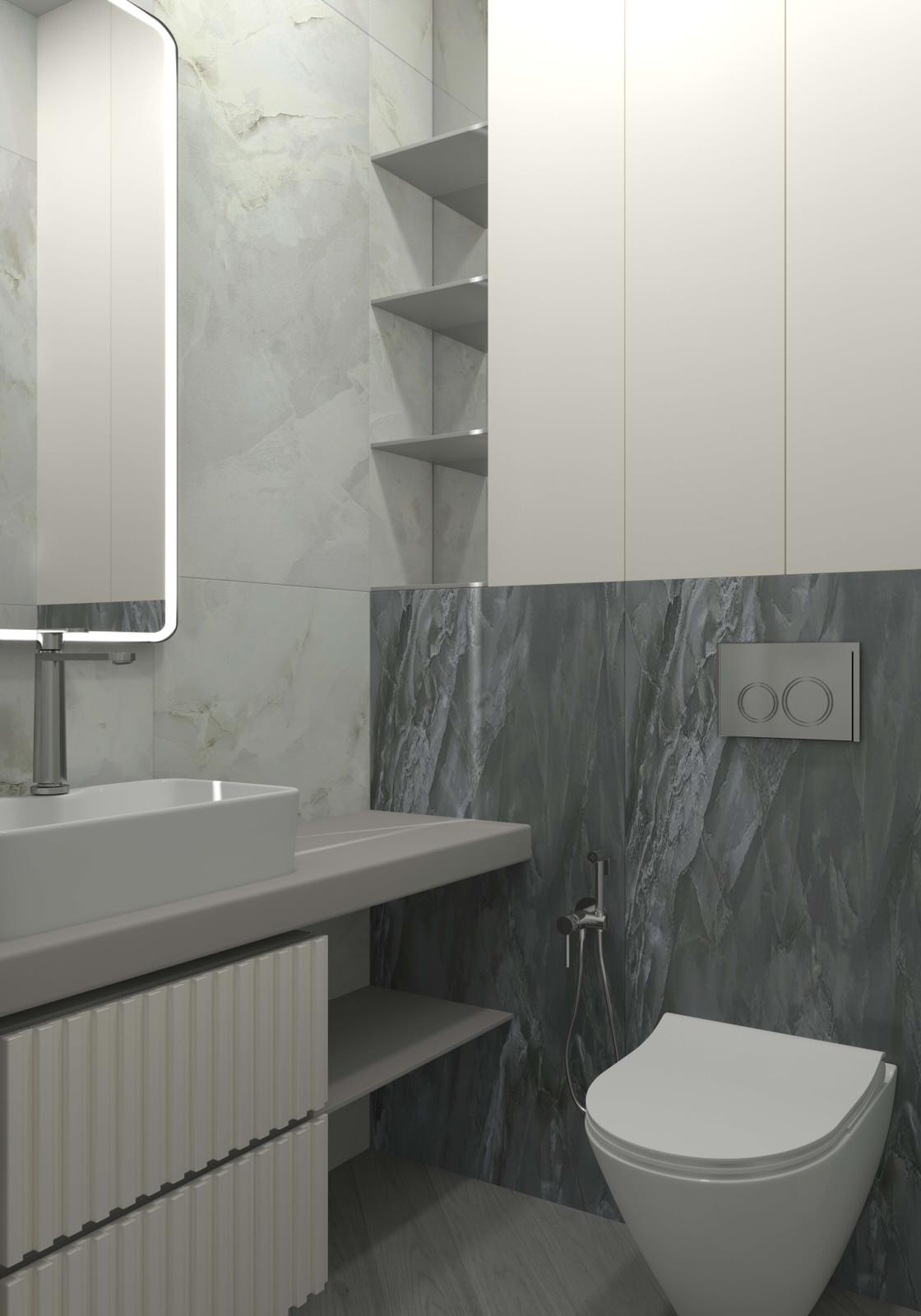 Дизайн проект квартиры 64 м2