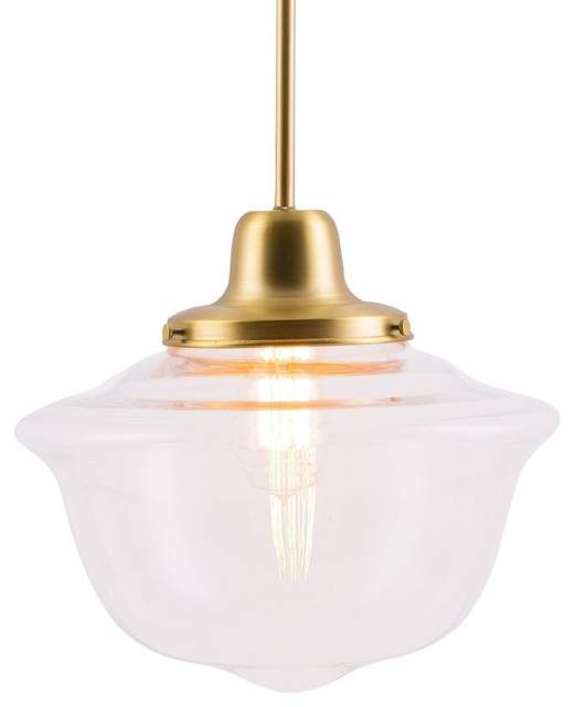 Lavagna Pendant Light With Milk Gl Traditional Lavagna Pendant Light With Bulb Brushed Br