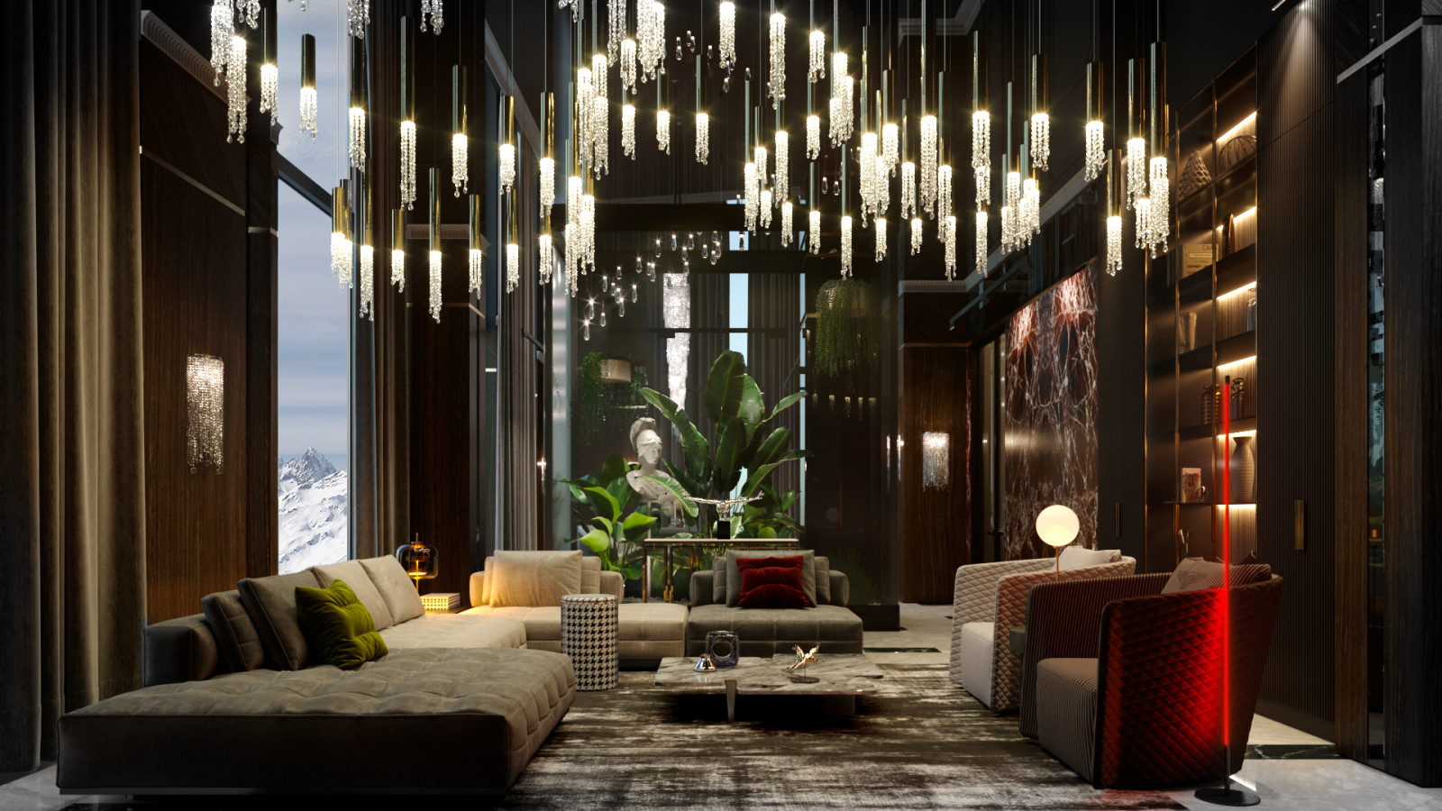 Патетичный интерьер