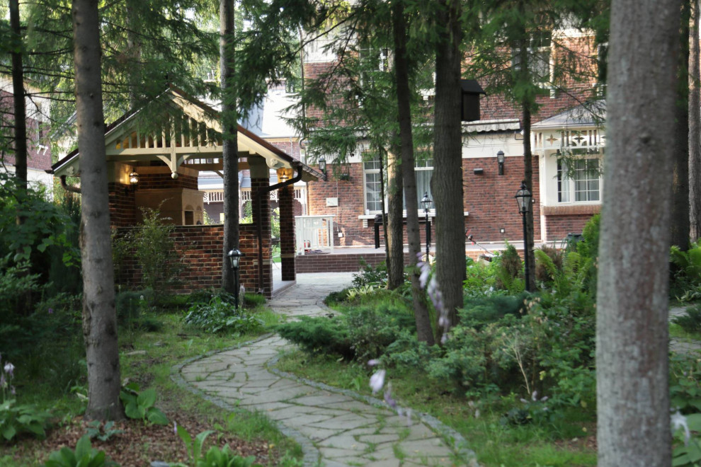 Photo of an industrial patio in Moscow.