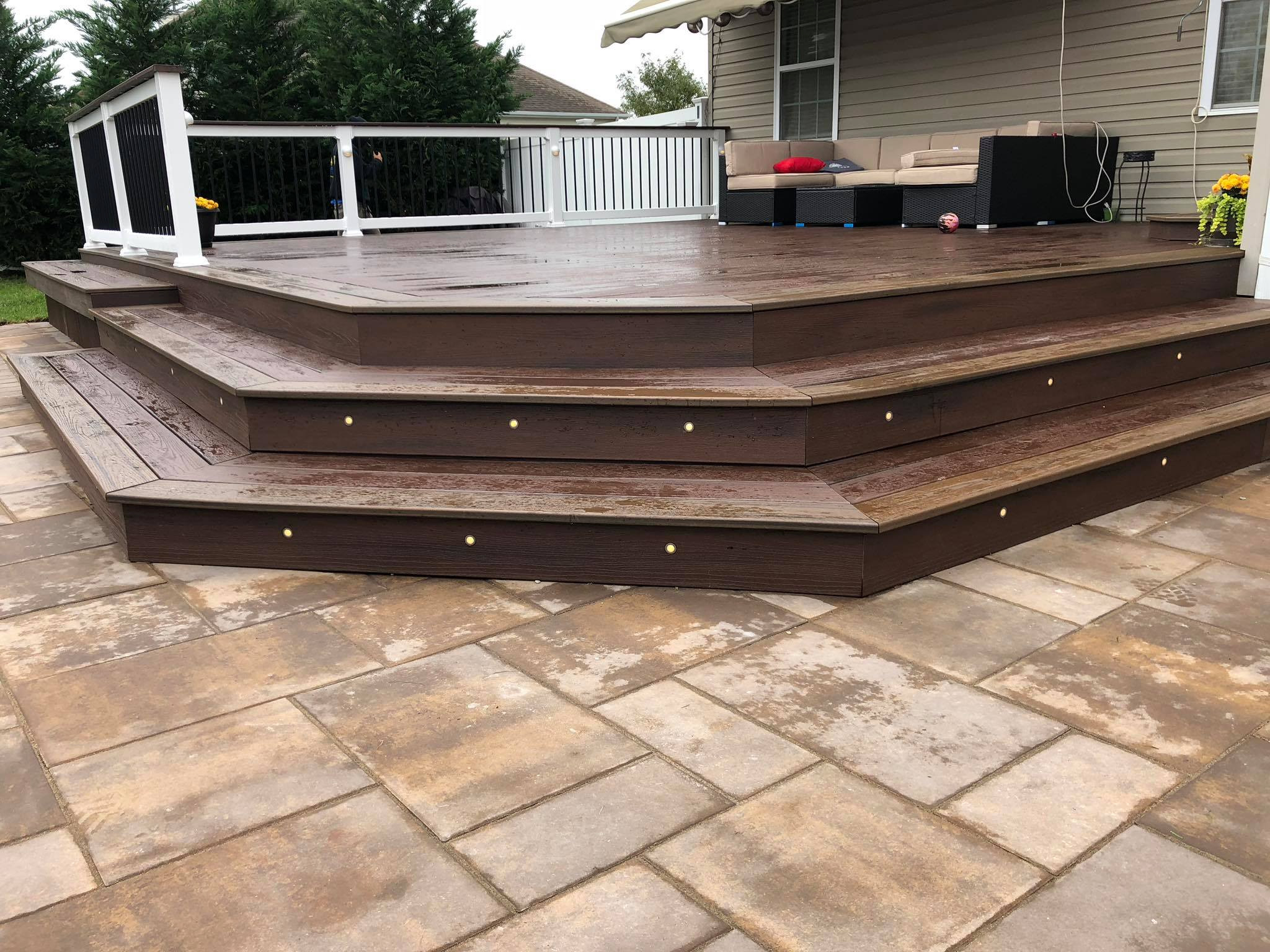 Custom Patio with Lighting