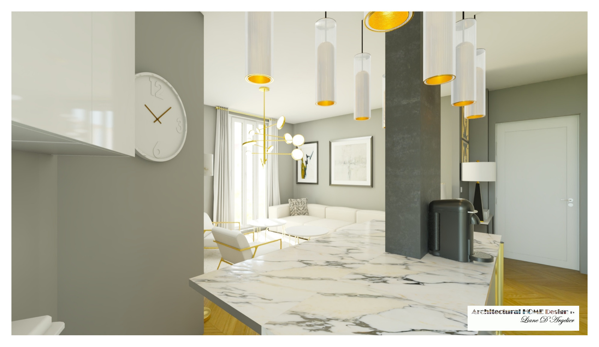 Appartement Haussmannien cœur de Nice.