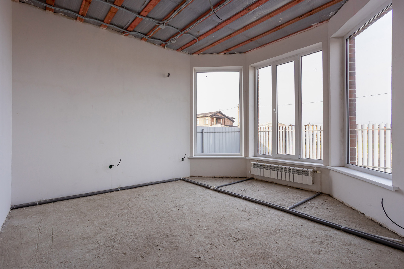 2022 Фотосъемка дома зимой застройщику 2