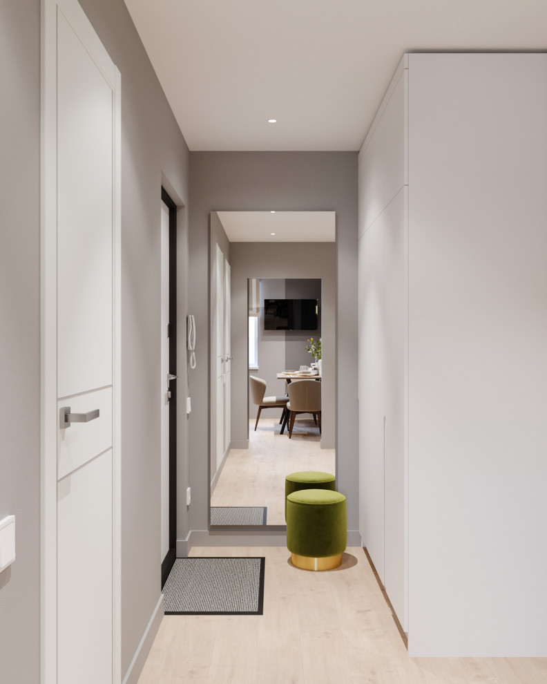 Частичный проект квартиры, 22 кв.м.