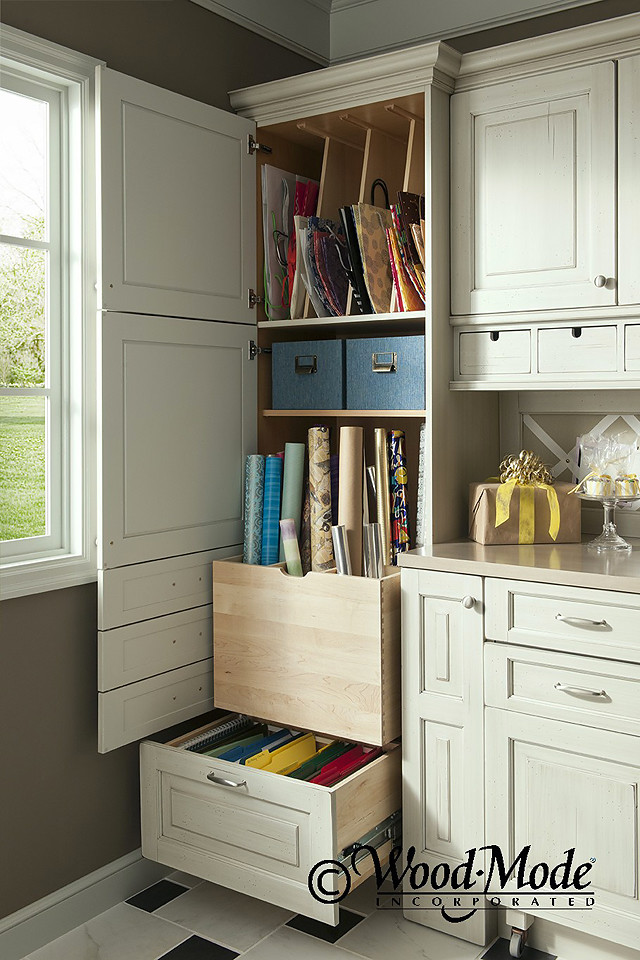 Wrapping Paper Storage Traditional Houston by Innovations