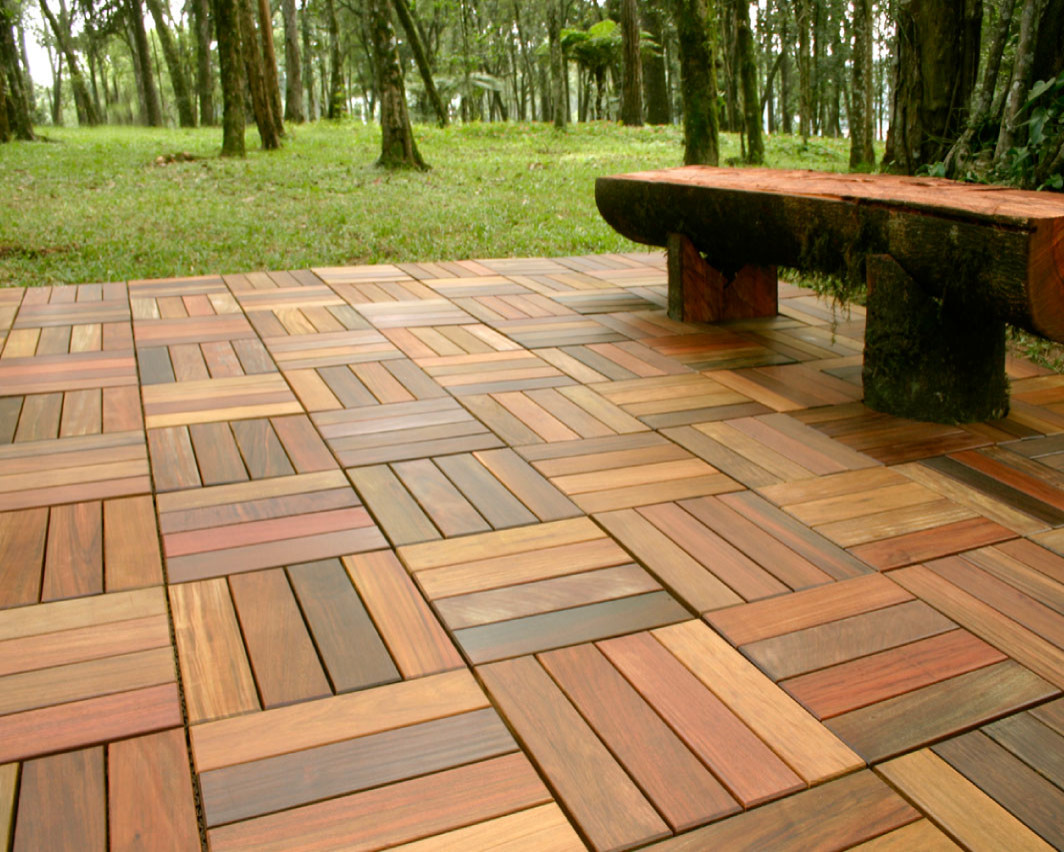 Садовый паркет