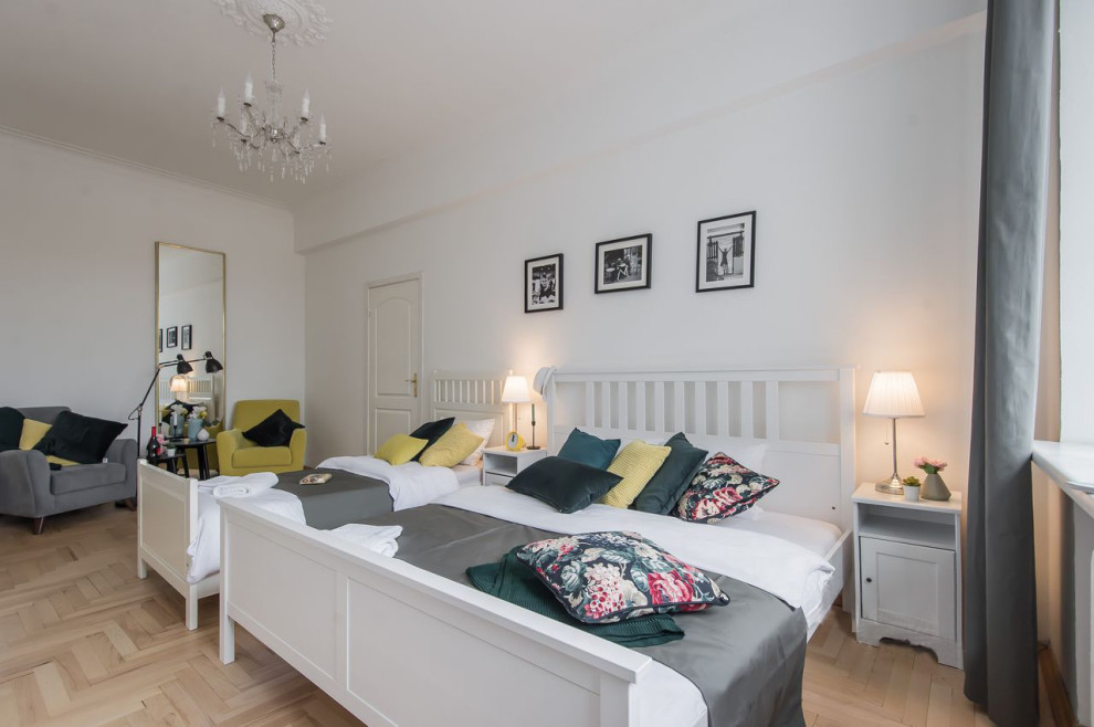 Декорирование квартира в центре Москвы под сдачу в посуточную аренду