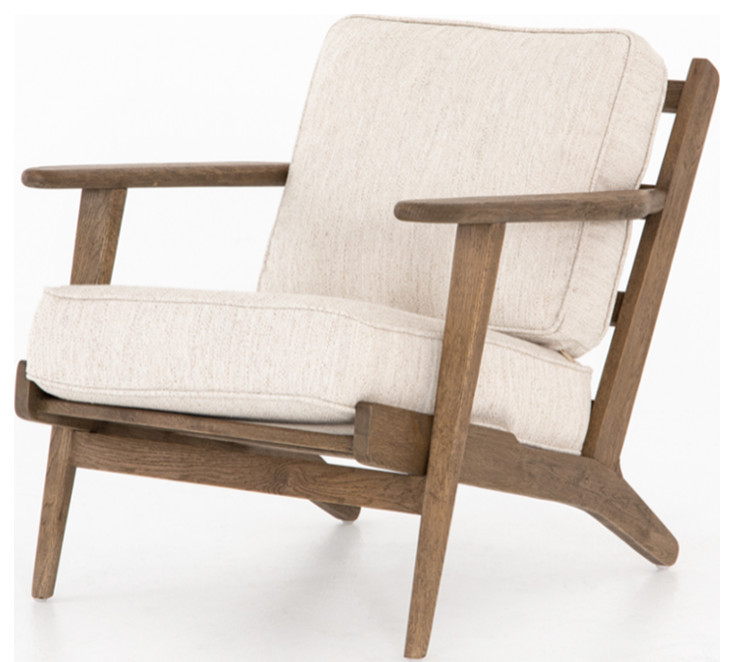 Bolton Lounge Chair, Light Beige