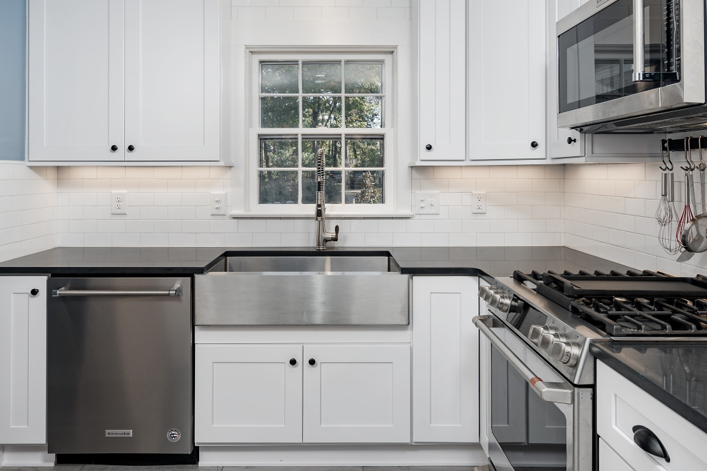 Small Transitional Kitchen Design Charlotte, NC - Transitional ...