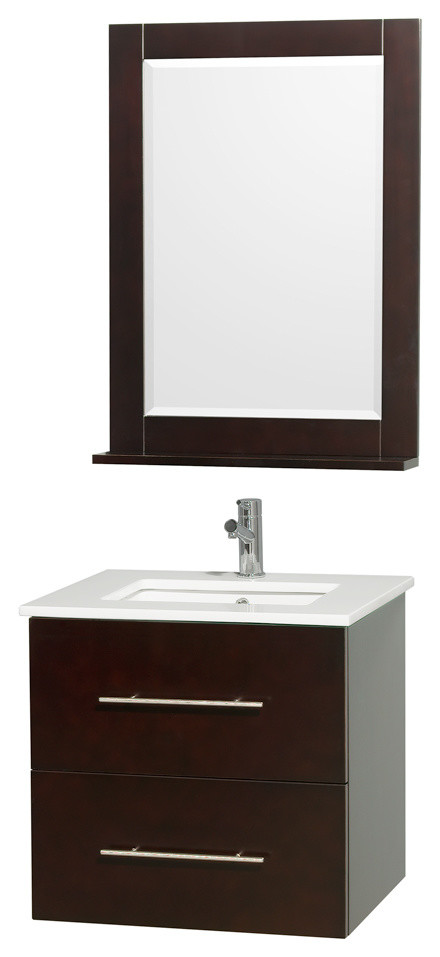 Centra 24 Single Bathroom Vanity Set Espresso