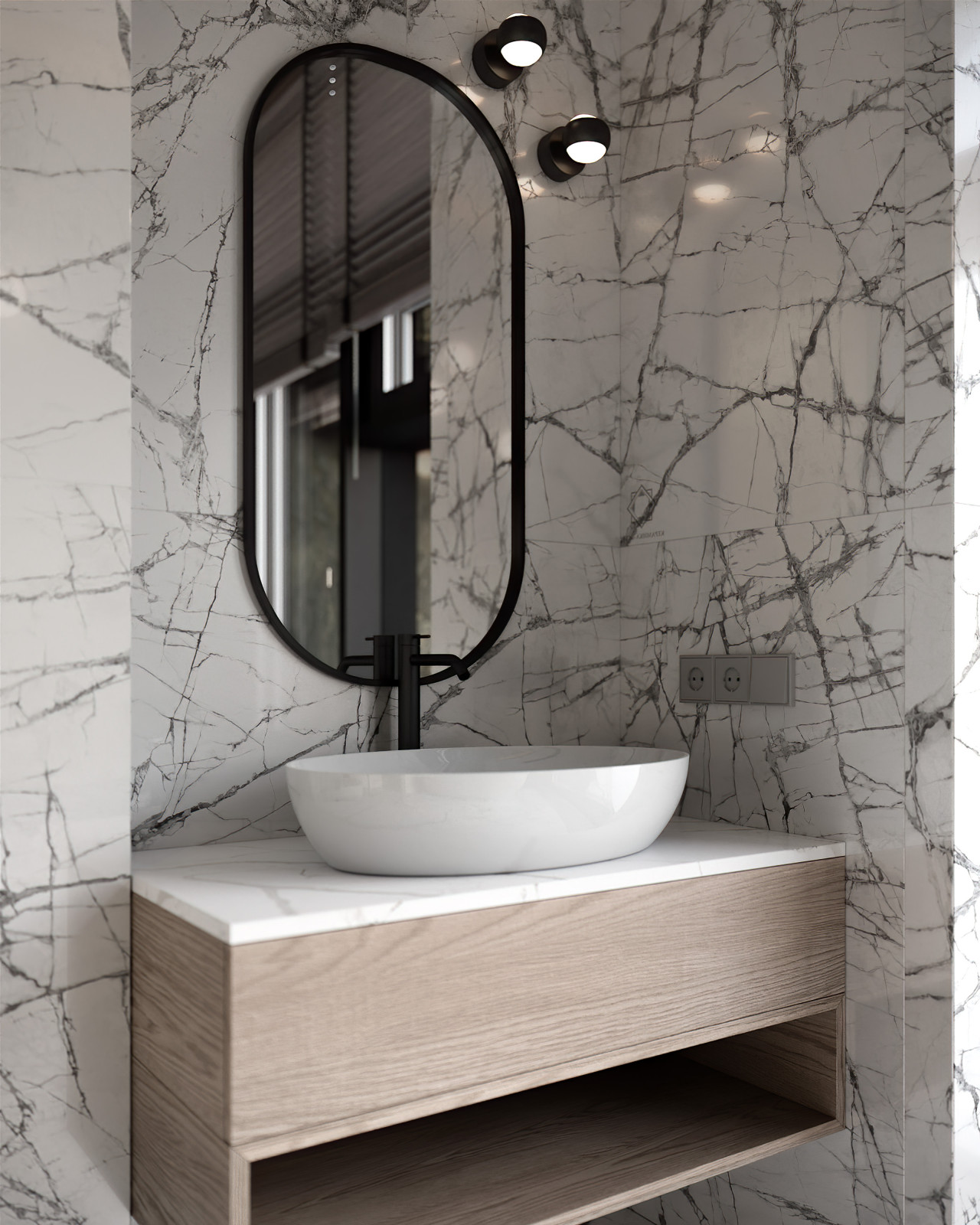 Мастер-ванная. Второй этаж.