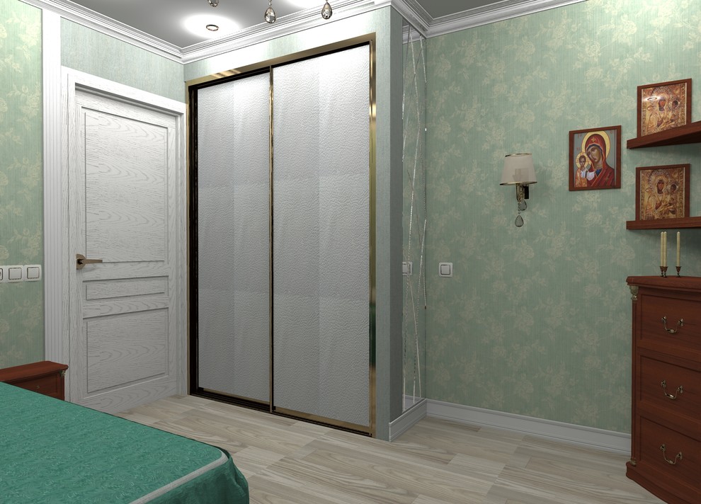 3-х комнатная в зелёном цвете