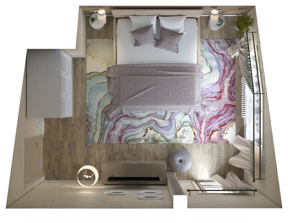 Сруб в современно-классическом стиле