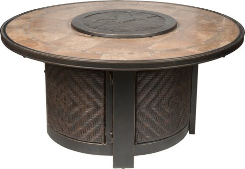 Dagan Fpg 2000 Gas Fire Pit With Propane Tank Tropical Fire