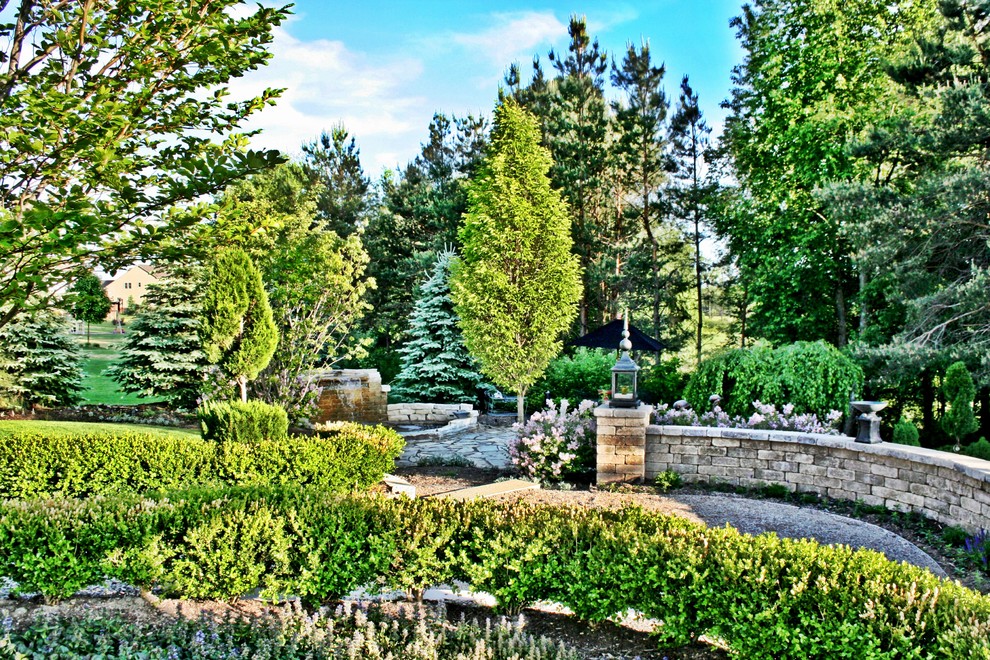 Inspiration for a large traditional garden in Grand Rapids.