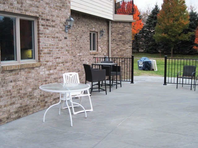 Custom Steel-Cement Raised Deck